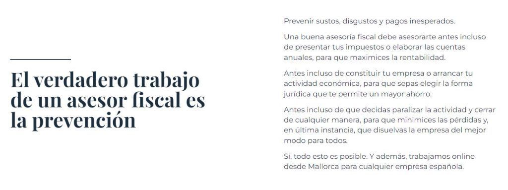 como crear una página de servicio o producto b2b copywriting asesoría2